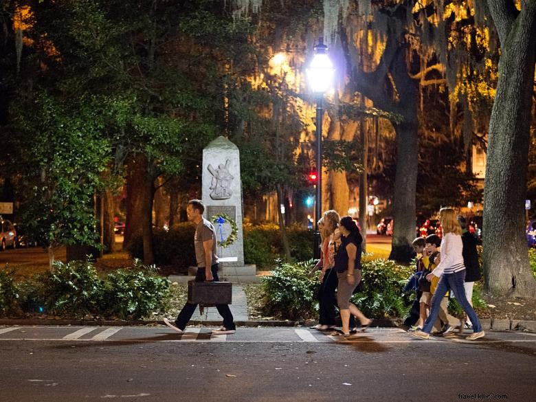 Visites fantômes de Savannah : spectacle effrayant et ludique