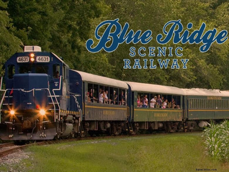 Le train panoramique de Blue Ridge