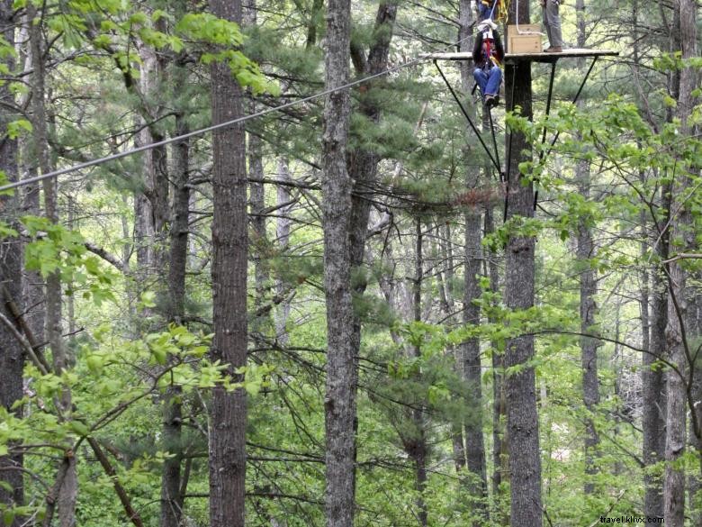 Tyroliennes et tours Canopy à Blue Ridge