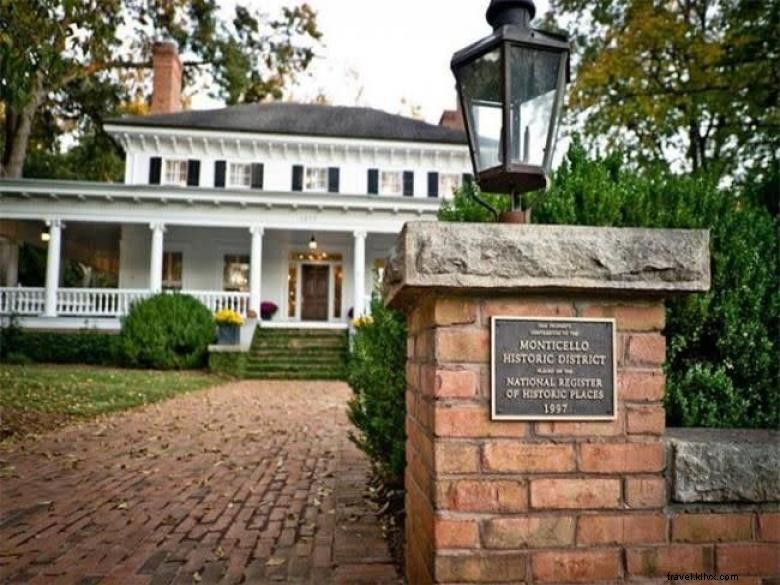 Guide historique de Monticello – visite autoguidée à pied ou en voiture