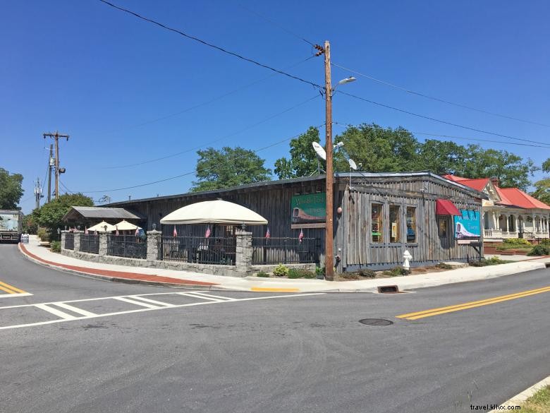 Le quartier animé de la vieille ville de Conyers