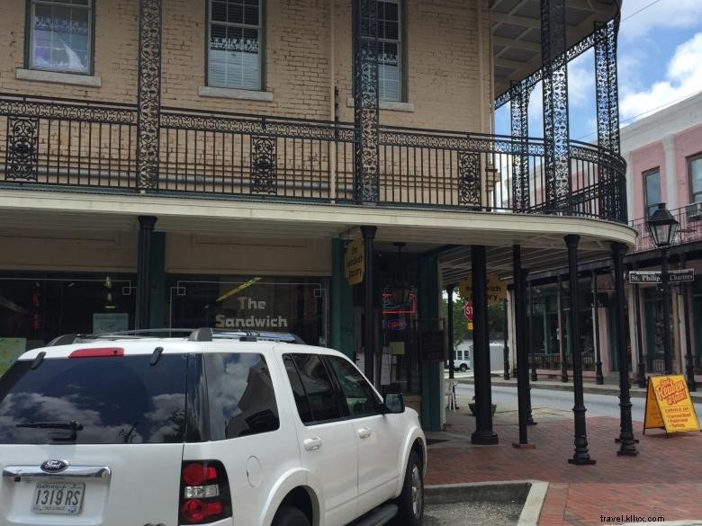 Le quartier animé de la vieille ville de Conyers