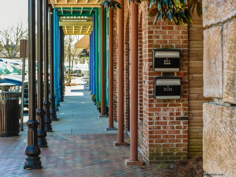 Le quartier animé de la vieille ville de Conyers