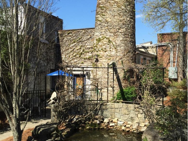 Le quartier animé de la vieille ville de Conyers