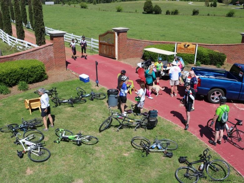 Balade à vélo à travers la Géorgie (BRAG)