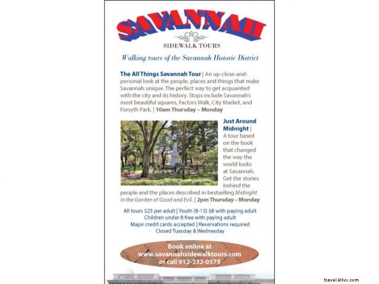 Visites à pied de Savannah