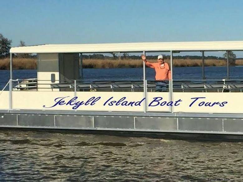 Balades en bateau avec les dauphins à l île Jekyll