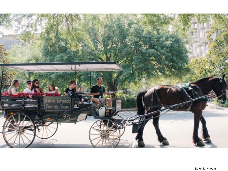 Visites historiques en calèche à Savannah