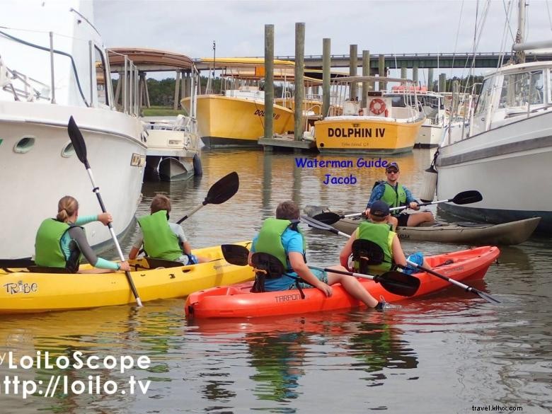 Surf et kayak sur l île du Nord (Tybee Island)