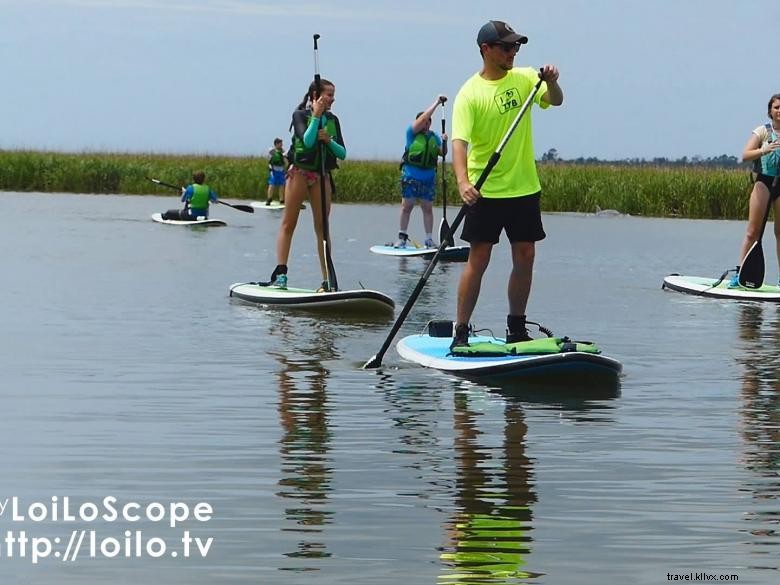 Surf et kayak sur l île du Nord (Tybee Island)