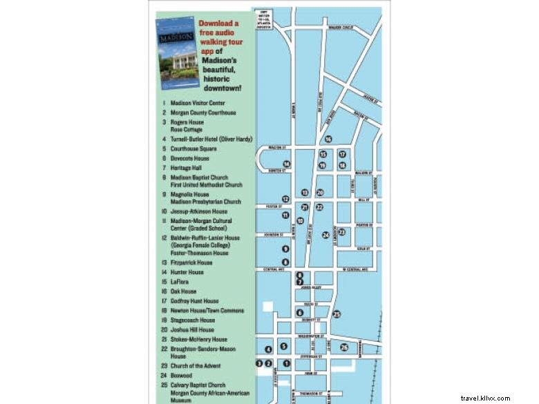 Visite audio à pied ou en voiture du quartier historique de Madison