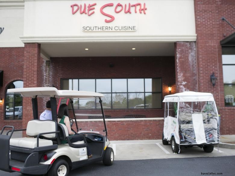 Itinéraires en voiturette de golf à travers Peachtree City