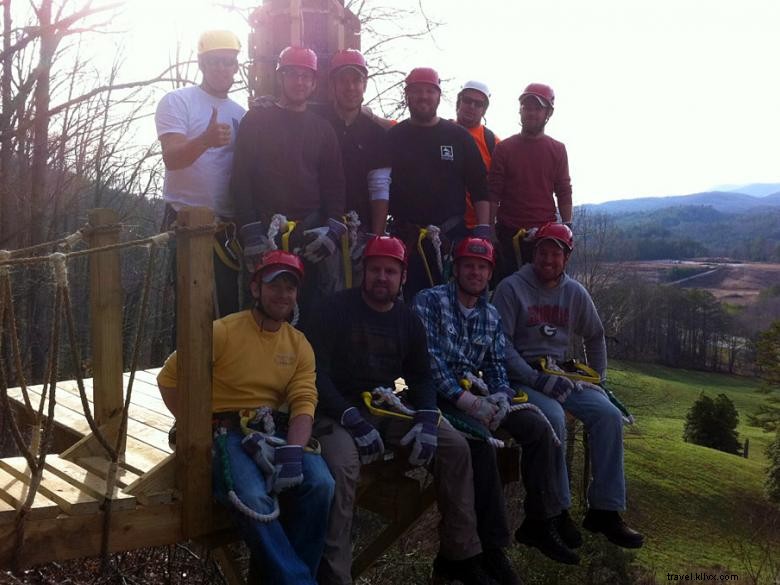 Avant‑post d’aventure Hell’s Hollow – Blue Ridge, Géorgie