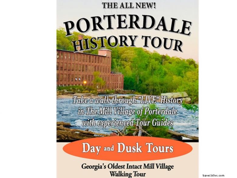 Porterdale : histoire, promenade à pied et visites en soirée