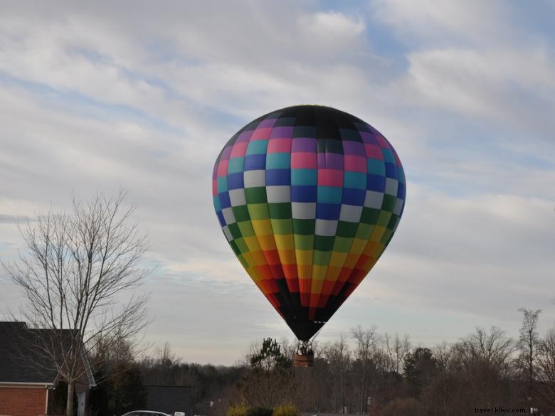 Ballons au-dessus de la Géorgie