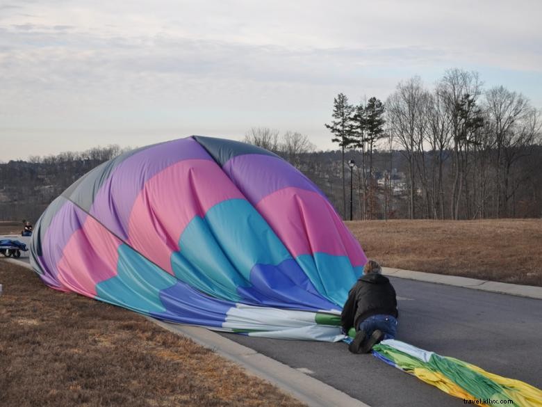 Ballons au-dessus de la Géorgie