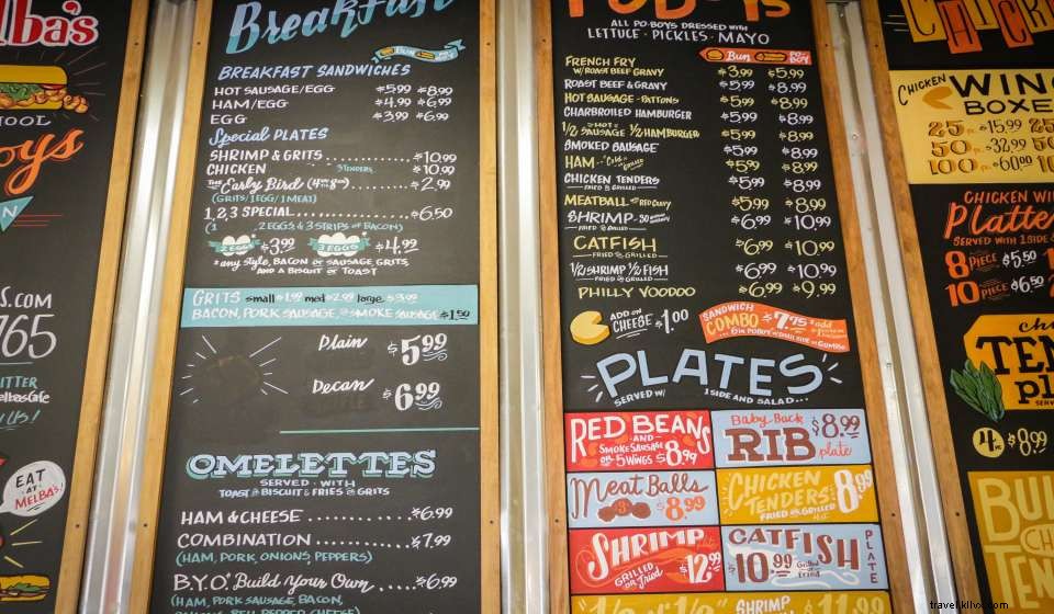 Les meilleurs po boys de la Nouvelle‑Orléans