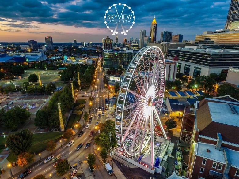 Vue aérienne d Atlanta
