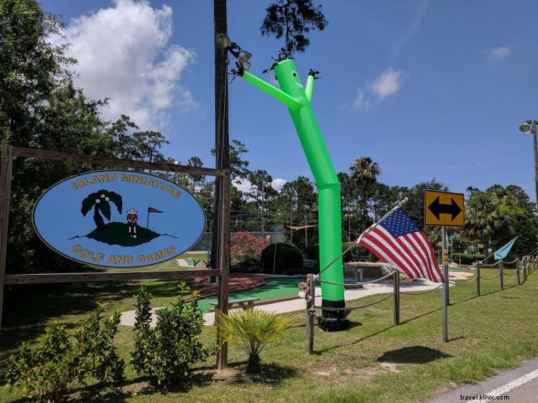 Mini-golf et jeux de l île