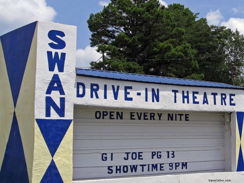 Le cinéma drive‑in Swan à Blue Ridge