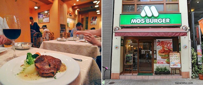 Restaurants au Japon