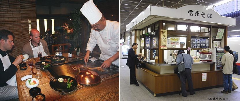 Restaurants au Japon