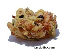 Tempura – beignets légers de fruits de mer et légumes