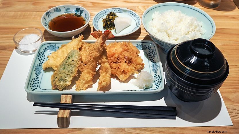 Tempura – beignets légers de fruits de mer et légumes